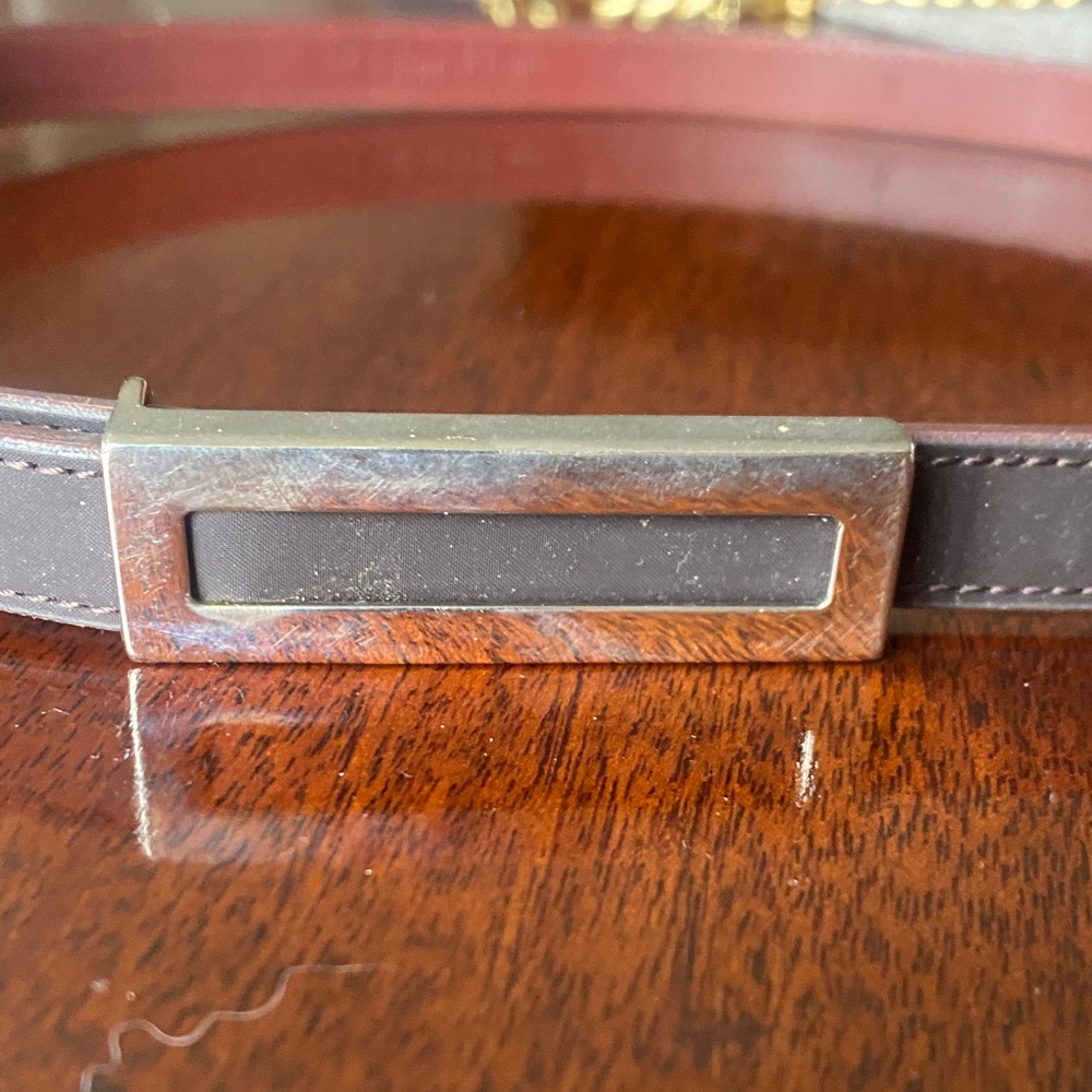 Calvin Klein Brown Leather Belt